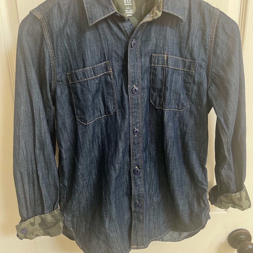 GAP Denim Button-Up Shirt
